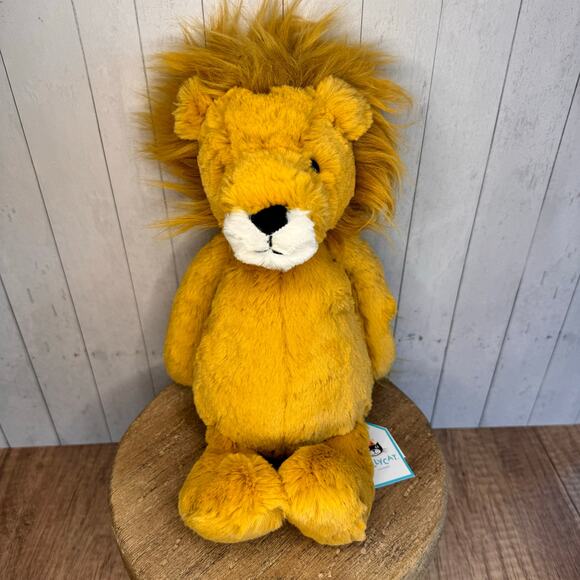 Jellycat Bashful Lion NEW!  Jellycat FAST SHIP - Picture 1 of 8